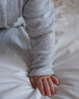 Sleep suit - 2 in 1 Foot - Organic cotton - Light grey