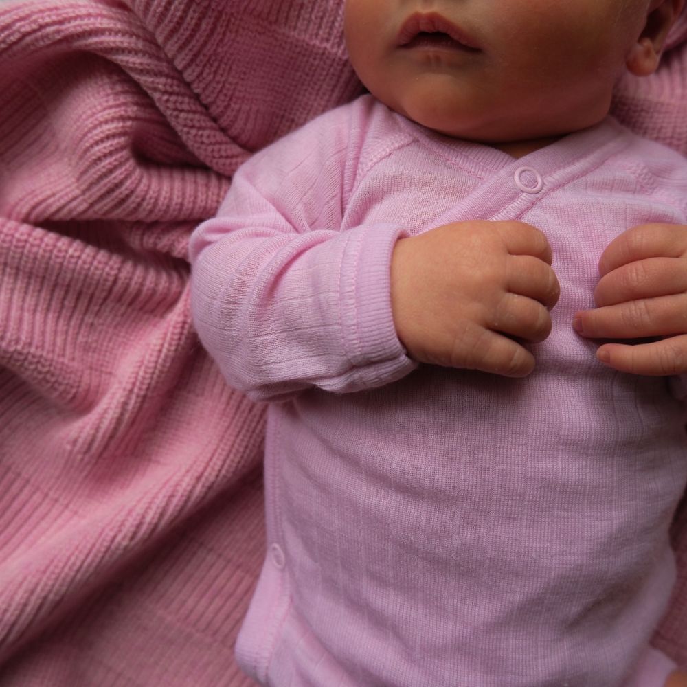 Cross-over body - Long sleeve - 100% Wool