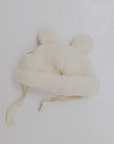 Teddy Hat - 100% Wool - Milk