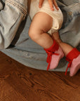 Hvid Happy Slofjes - 100% Merino wool