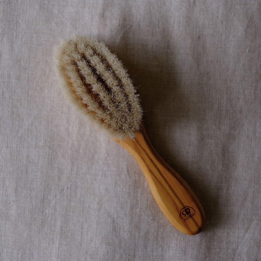 Baby brush - Olive wood & goat hair