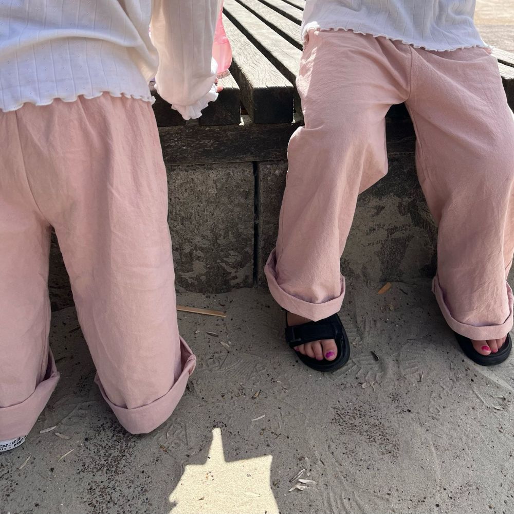 Tothemoon ☾ - Tony pants - 100% Cotton - Handmade in Holland - Old Rose