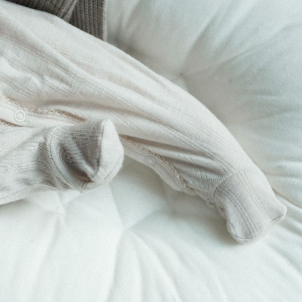 Tothemoon ☾ Tothemoon ☾ - Babysuit with feet - 100% Wool - Moonbeam Clothing 50