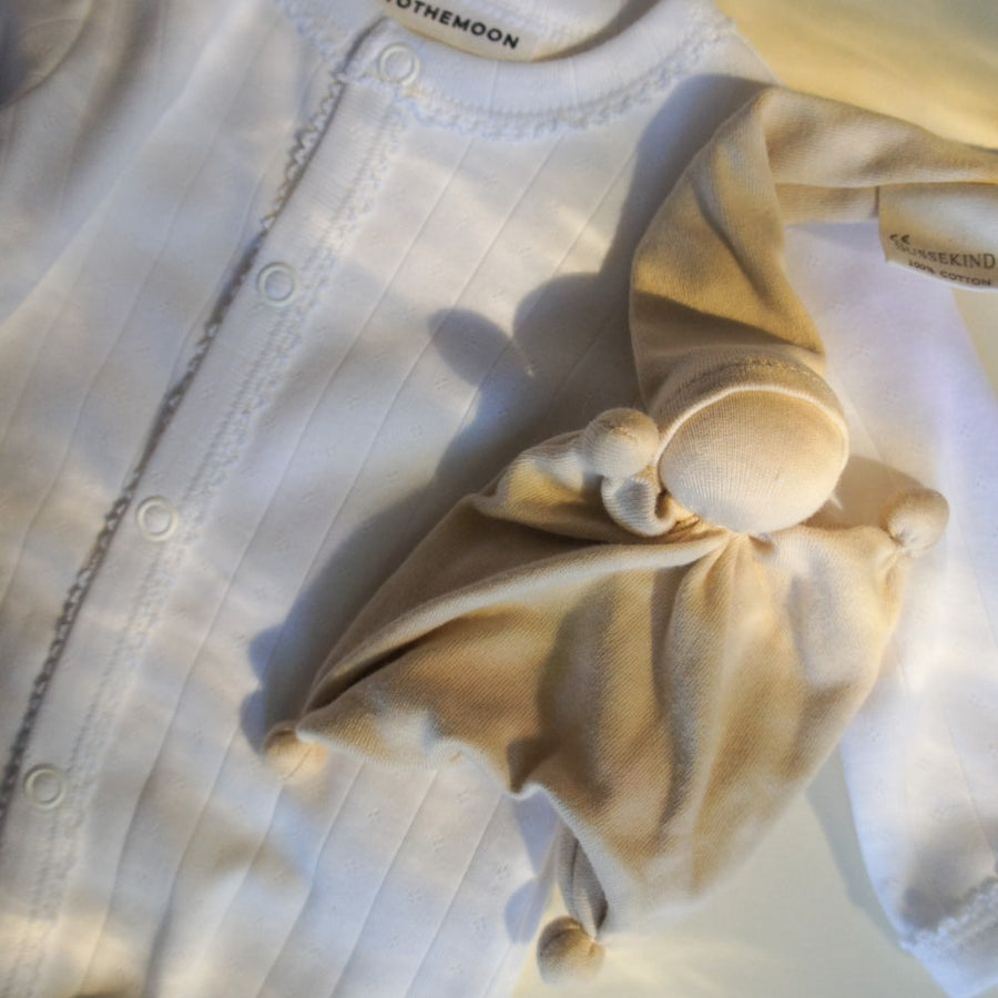 Thumb Buddy - 100% Cotton - Handmade - Beige