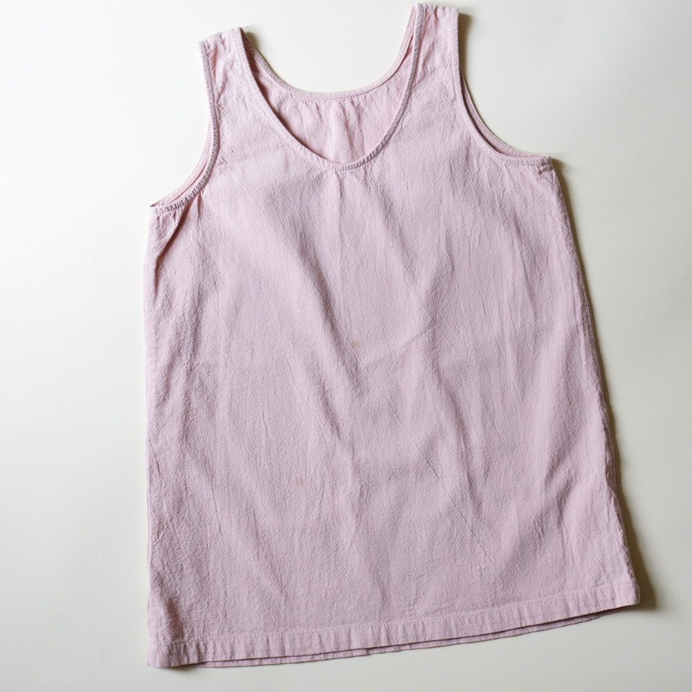 Tothemoon ☾ - Ziggy dress - V-shaped back - 100% Cotton - Handmade in Holland - Old Rose