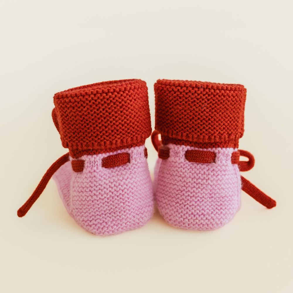 Hvid Happy Slofjes - 100% Merino wool