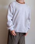 Tothemoon ☾ - Shirt - Long sleeve - Cuffed sleeves - Organic cotton - Light grey