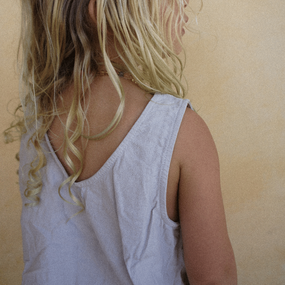 Tothemoon ☾ Tothemoon ☾ - Tita top - V-shaped back - 100% Cotton - Handmade in Holland Clothing Dark Olive / 1Y