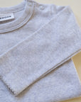 Tothemoon ☾ - Body - Long sleeve - Organic cotton - Light grey