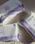 Plastic vrije lotion wipes - natuurlijke ingrediënten