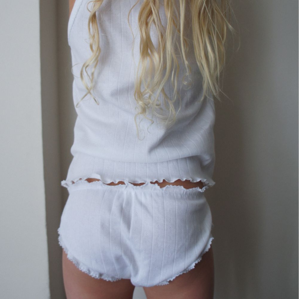 Tothemoon ☾ - Undies with piquette - Organic cotton - Pointelle - 1 pack