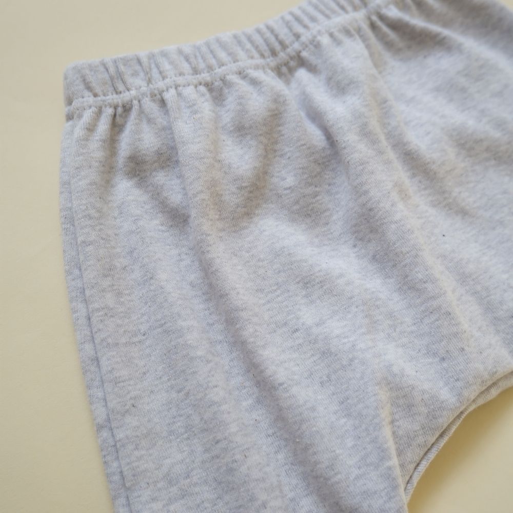 Tothemoon ☾ - Baggy baby pants - Organic cotton - Light grey