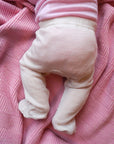 Tothemoon ☾ - Footed baby pants - 100% Wool - Moonbeam