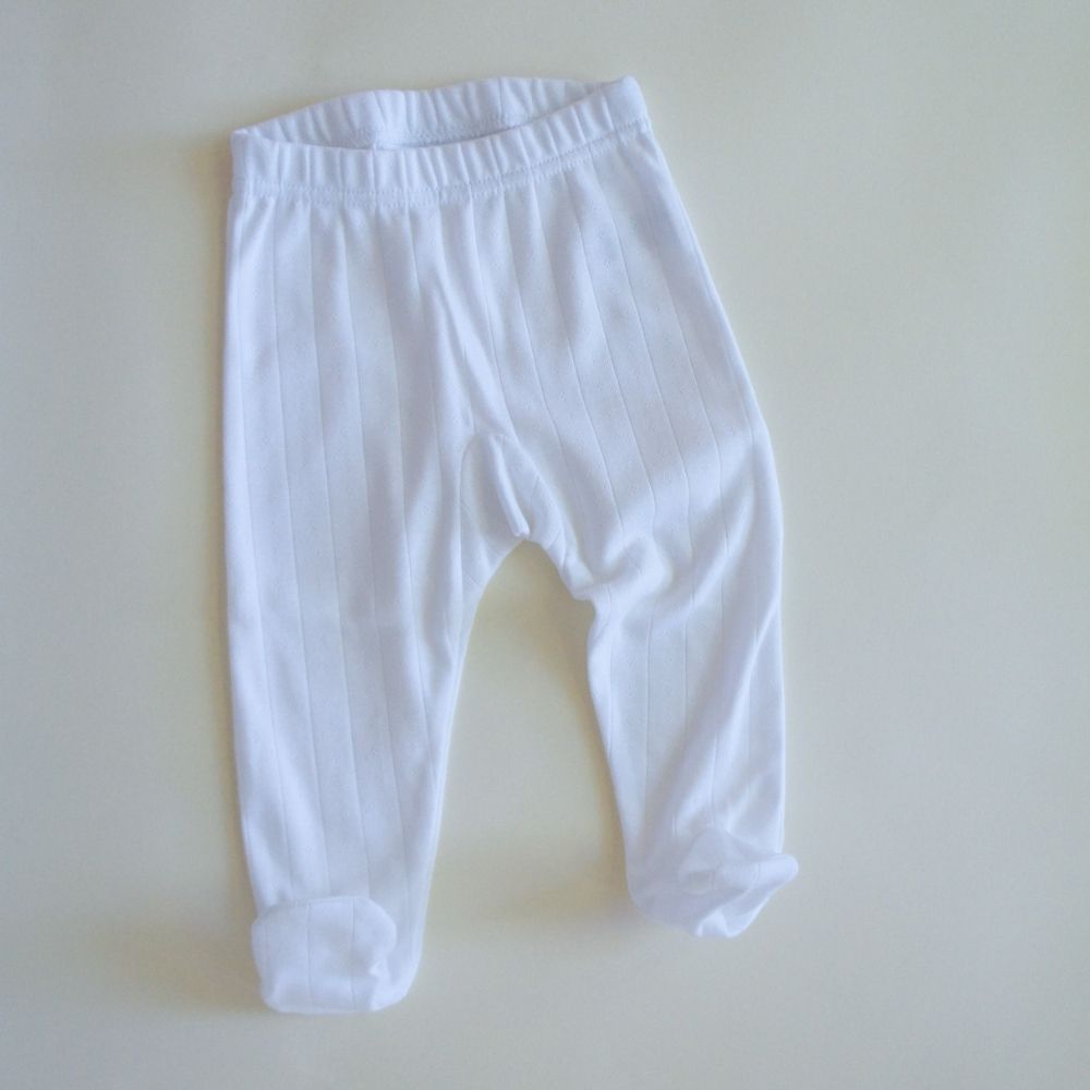 Tothemoon ☾ - Footed baby pants - Organic cotton - Pointelle