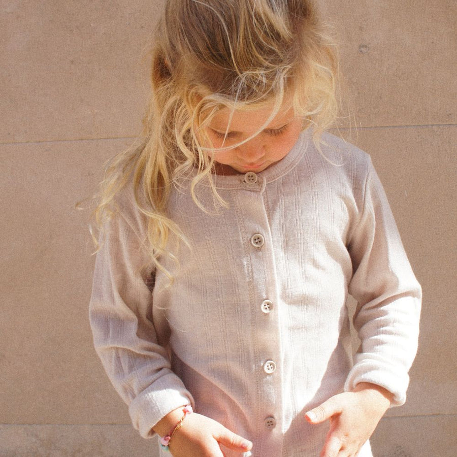 Tothemoon ☾ - Kids Cardigan - 100% Wool - Moonbeam