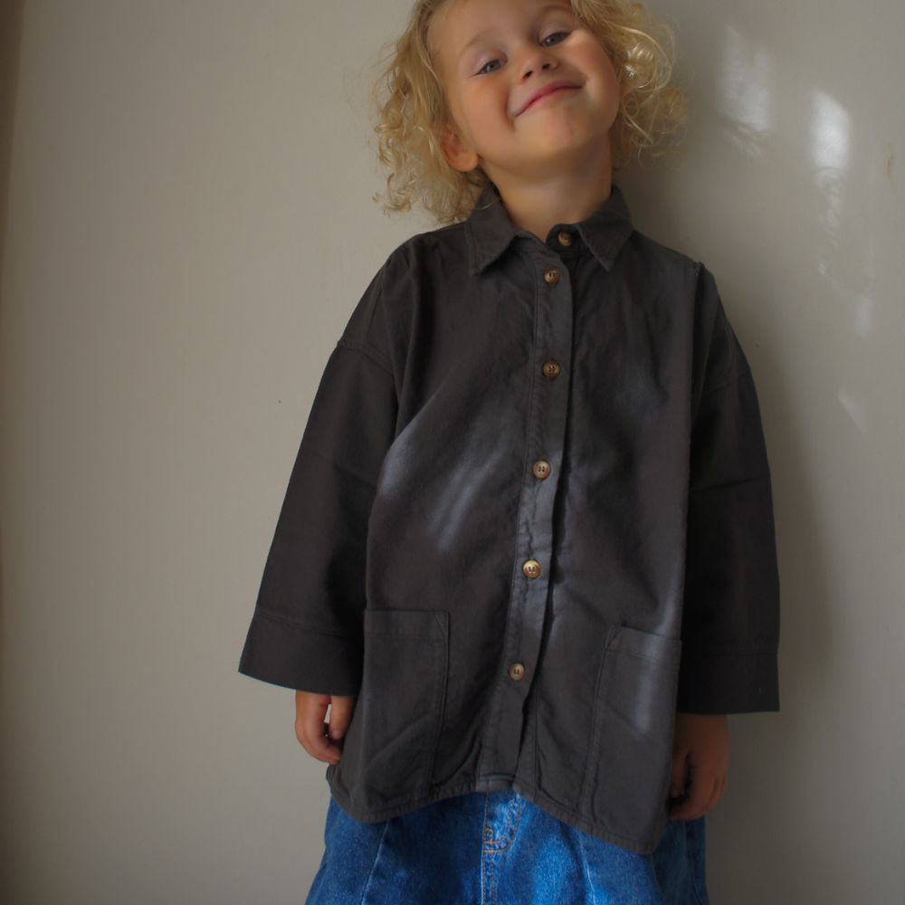 Zacht Lange Mouwen Shirt - Asfalt