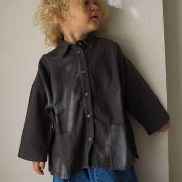 Zacht Lange Mouwen Shirt - Asfalt