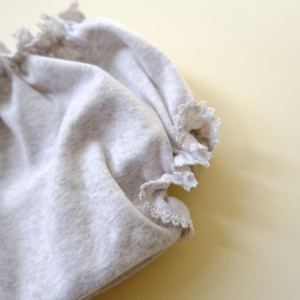 Tothemoon ☾ - Baby bloomer - Organic cotton - Light grey