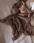 Sterrenpopje - 100% Cotton - Handmade - Terry - Chocolate