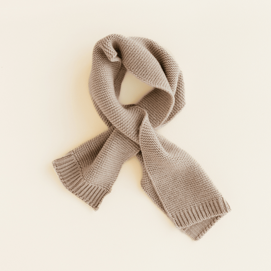 Hvid - Ivo Kids Scarf - 100% Merino wool