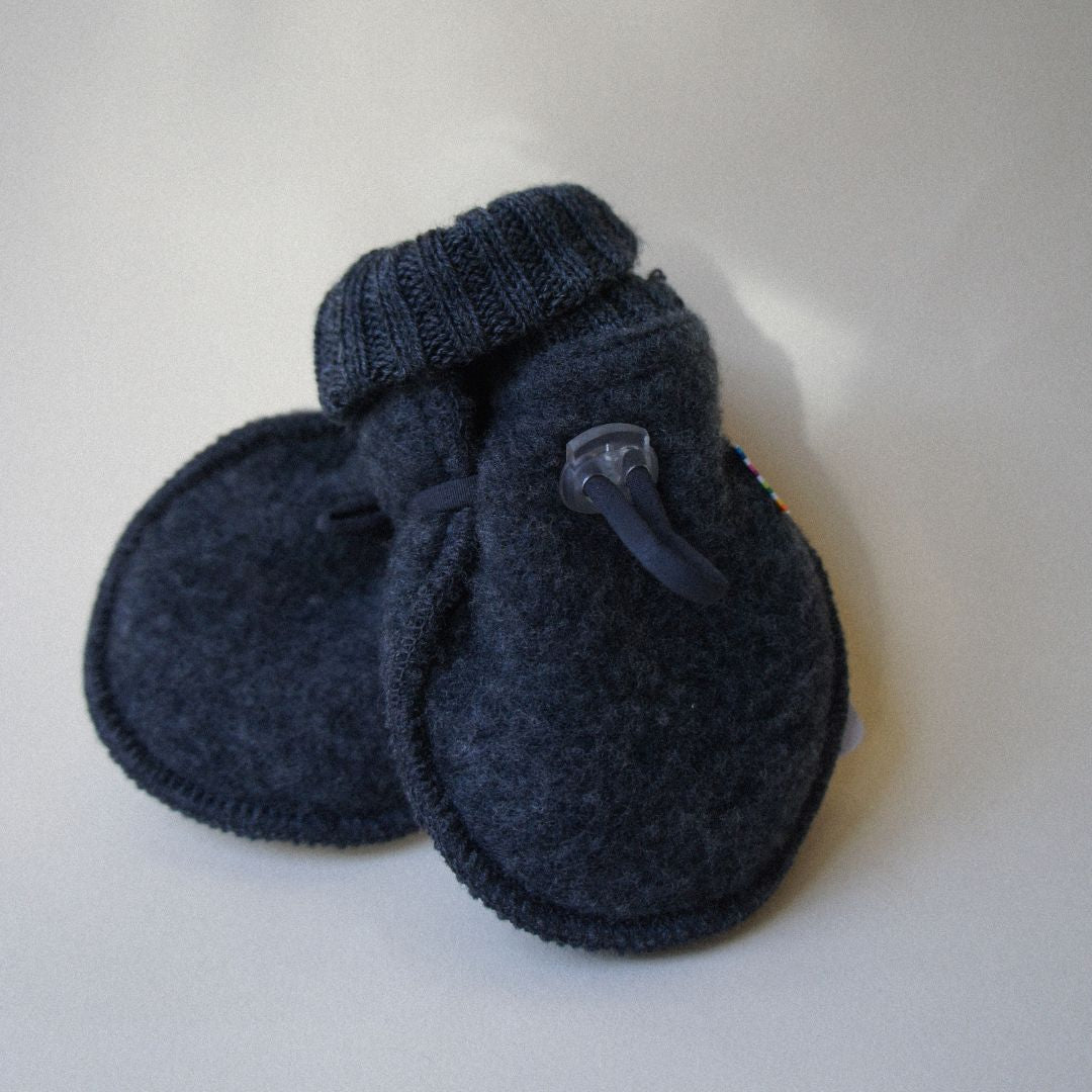 Joha Mittens - 100% Wool fleece Accessoires Dark grey / 60