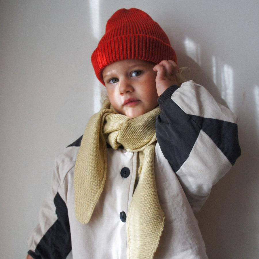 Hvid - Triangle Scarf - For you & Mini - 100% Merino wool