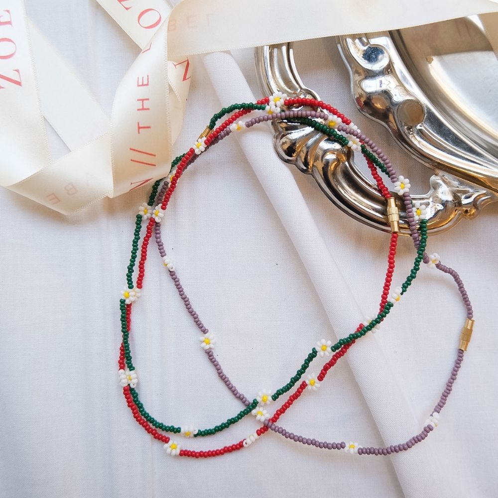 Necklace - Handmade in Kenia - Daisy daisy
