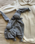 Thumb Buddy - 100% Cotton - Handmade - Grey Melange
