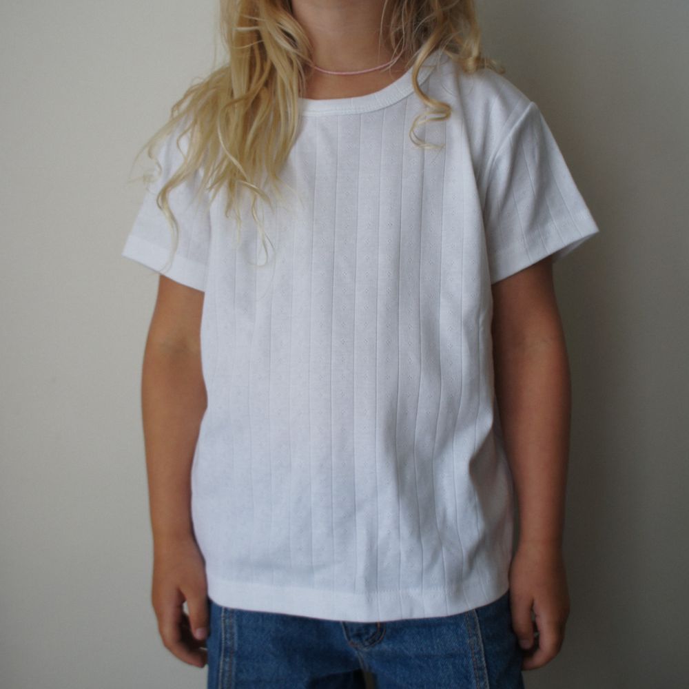 Tothemoon ☾ - Shirt - Short sleeve - Organic cotton - Pointelle