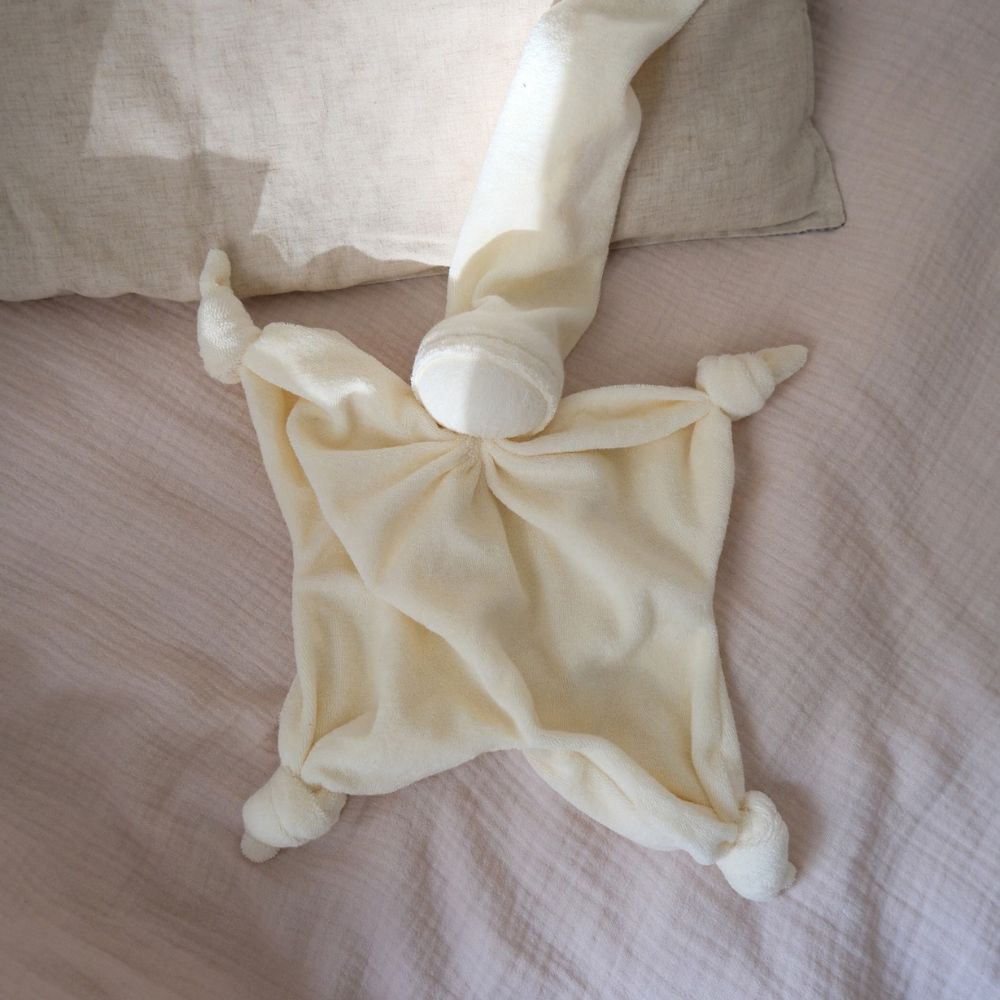 Sterrenpopje - 100% Cotton - Handmade - Terry - Ecru