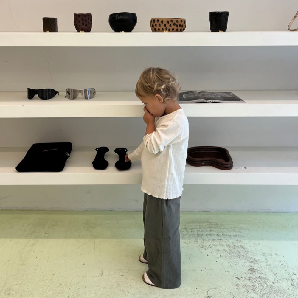 Tothemoon ☾ - Tony broek - 100% Katoen - Handgemaakt in Nederland - Dark Olive