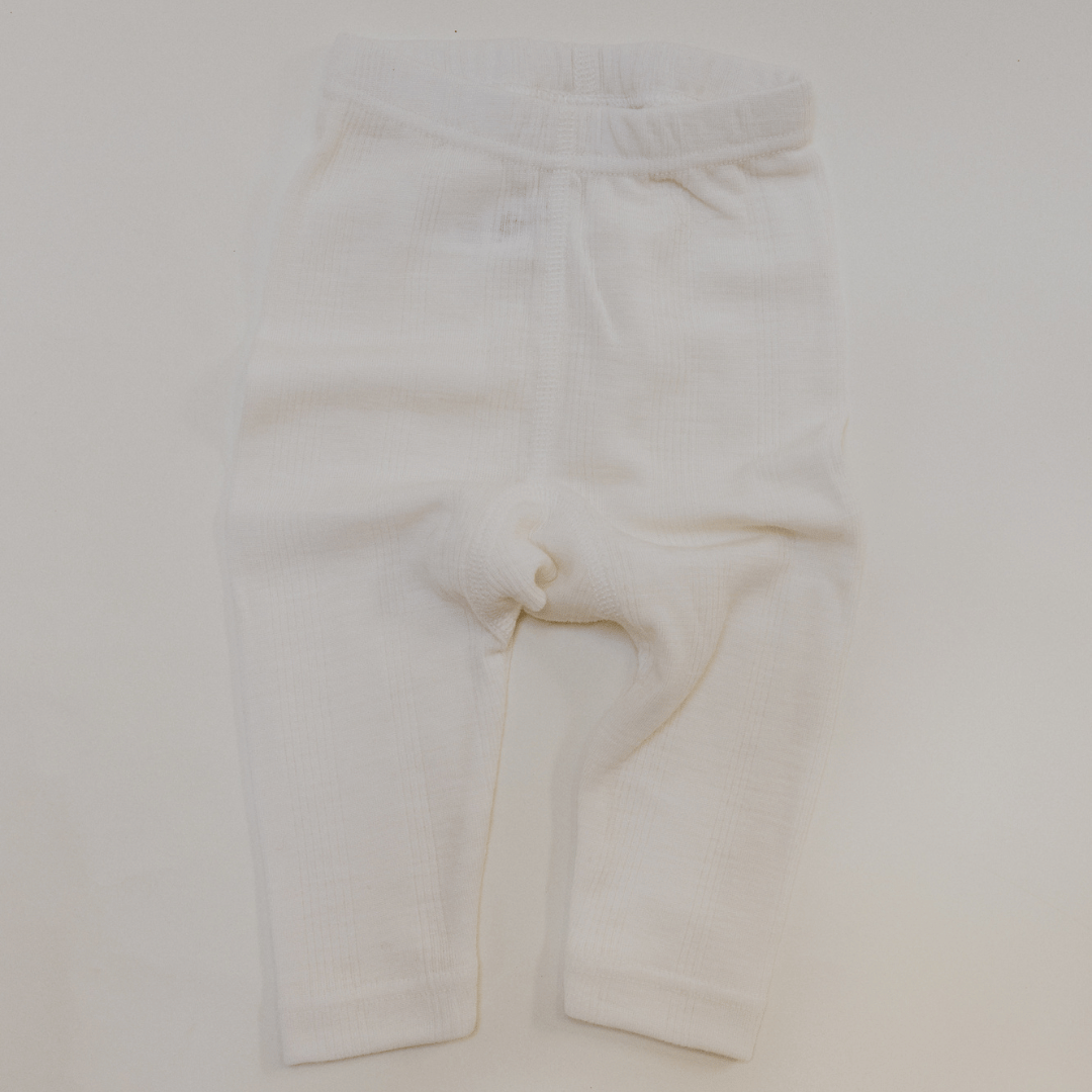 Tothemoon ☾ Tothemoon ☾ - Baby pants - Wool & silk - Needle pattern - Natural Clothing 50