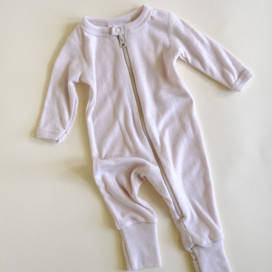 Tothemoon ☾ Tothemoon ☾ - Sleep suit - 2 in 1 Foot - With zipper - 100% Wool - Moonbeam Clothing 40