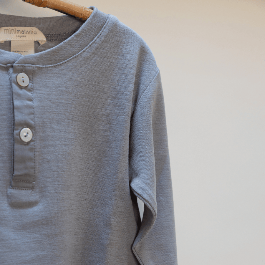 Shirt - Lange mouwen - 100% Merino wol