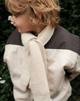 Hvid - Gustave Kids Scarf - 100% Merino wool