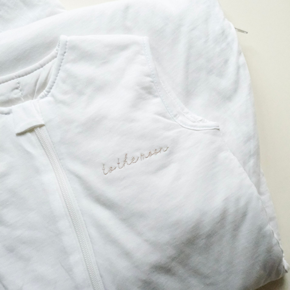 Tothemoon ☾ - Sleeveless quilted sleeping bag - 100% Cotton outer & filling
