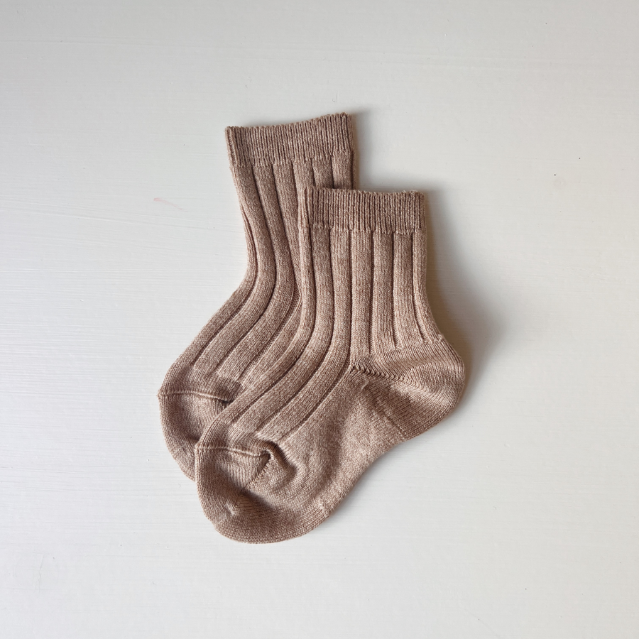 Ribbed Socks - Earthy Colors