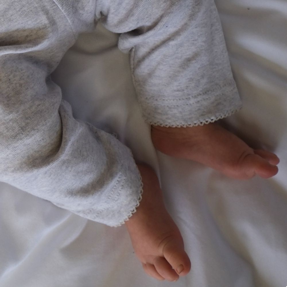 Tothemoon ☾ - Baby pants - Organic cotton - Light grey