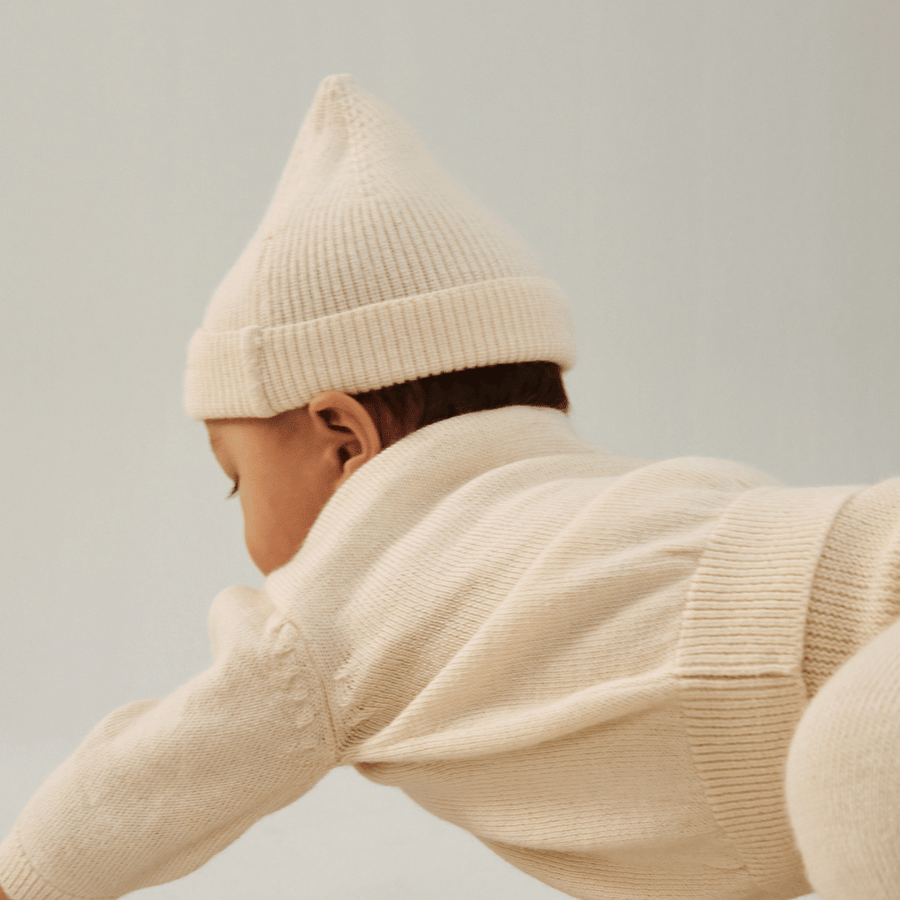 Gray Label Merino wool knitted baby sweater