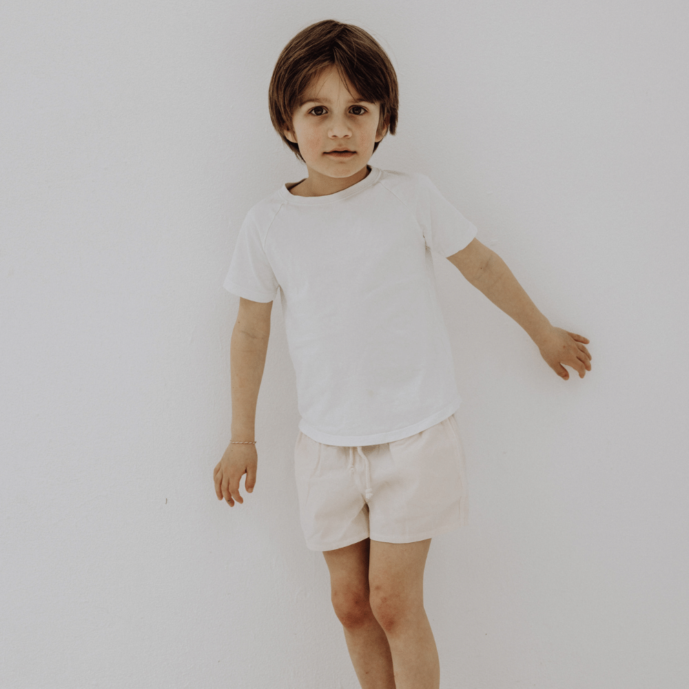 Marsou Swim shorts - Handmade from organic cotton Swimwear Ocean blue / 1/2y