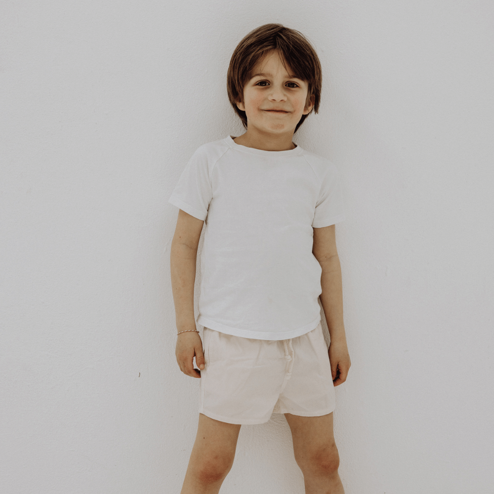 Marsou Swim shorts - Handmade from organic cotton Swimwear Ocean blue / 1/2y