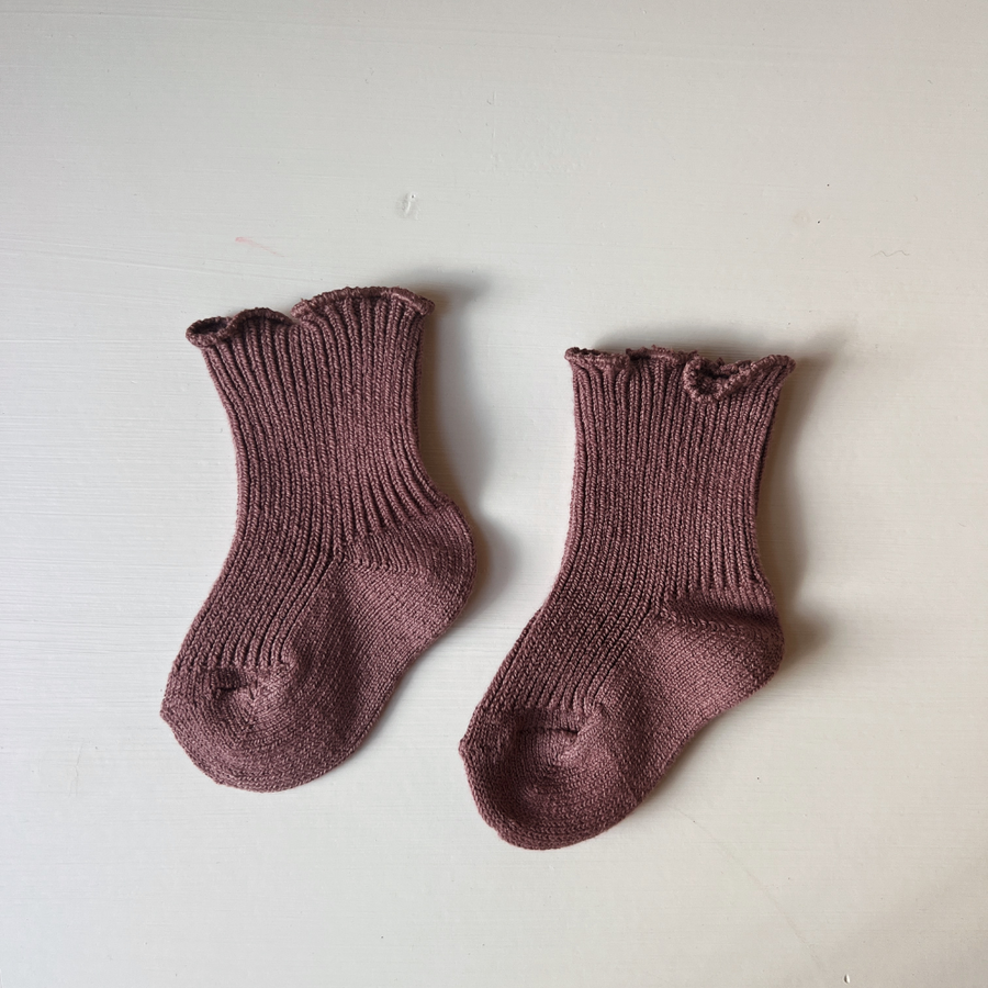 Warm Cotton Curling sokken - Natuurlijke tinten