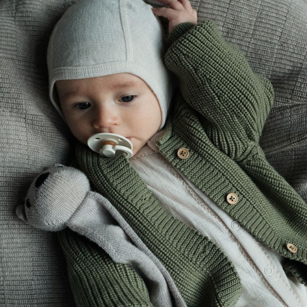 Tothemoon ☾ Tothemoon ☾ - Newborn Bonnet - 100% Wool - Moonbeam Clothing 34cm