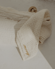 Bundle swaddle & mini towel - Organic cotton - Personalized