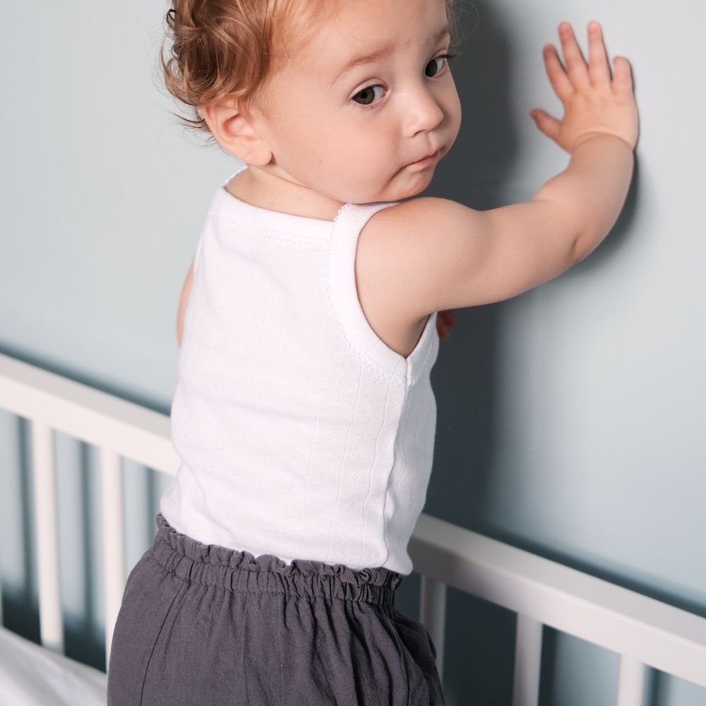 Tothemoon ☾ - Strap body - Organic cotton - Pointelle