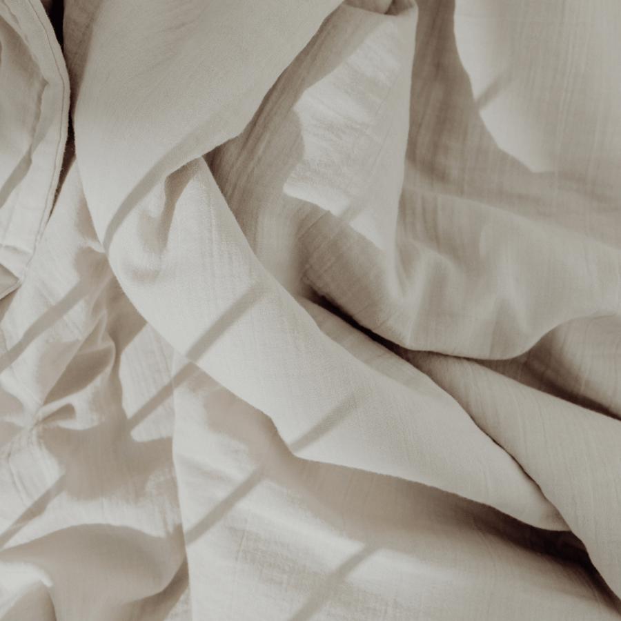Blanket - Japanese cotton - Wool filling - Pebble