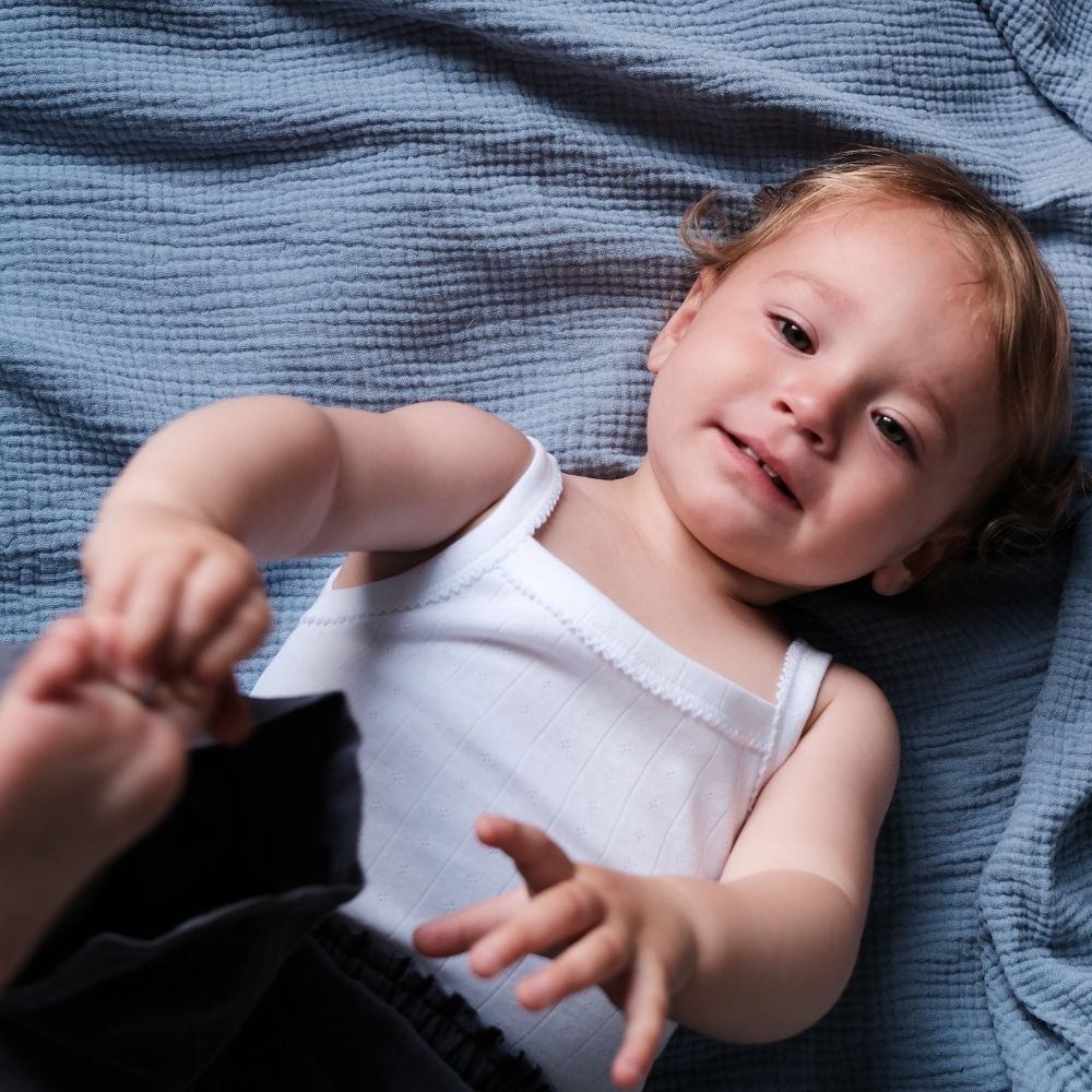 Tothemoon ☾ - Strap body - Organic cotton - Pointelle