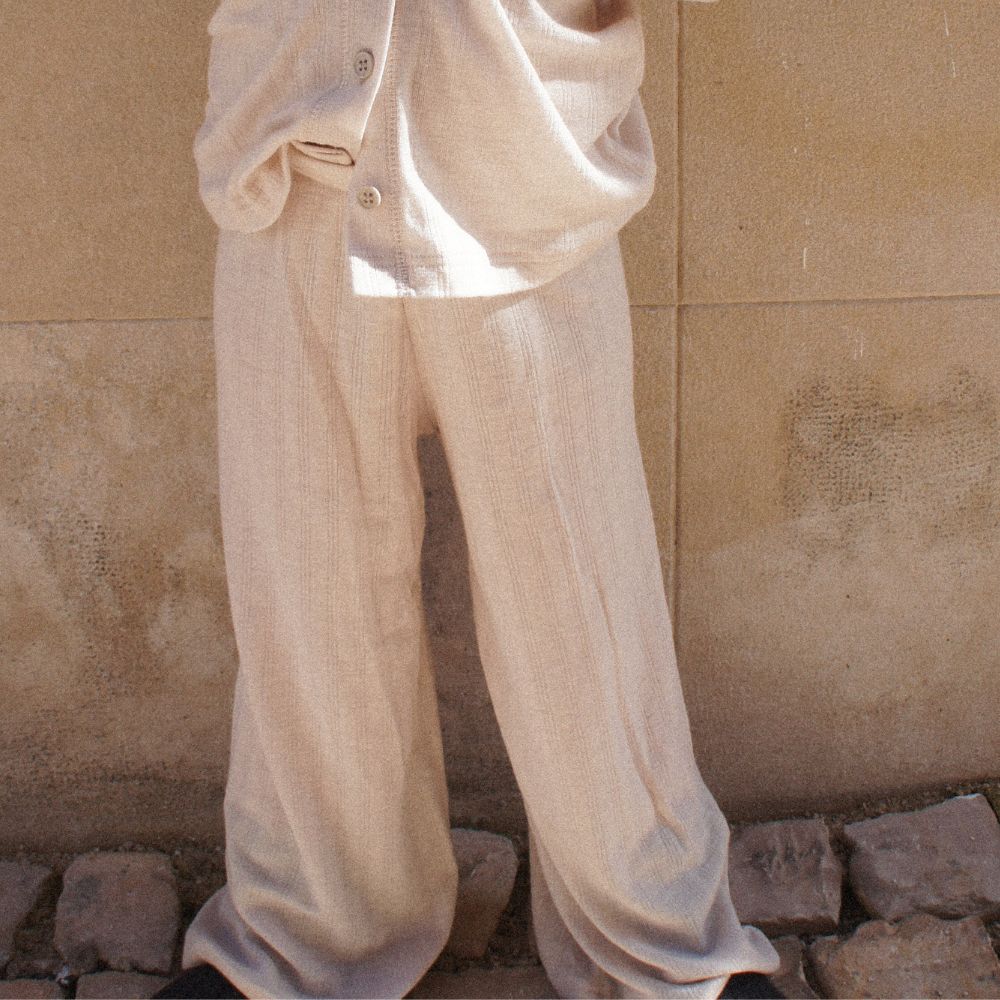 Tothemoon ☾ Tothemoon ☾ - Wide pants - 100% Wool - Moonbeam Clothing 86/92