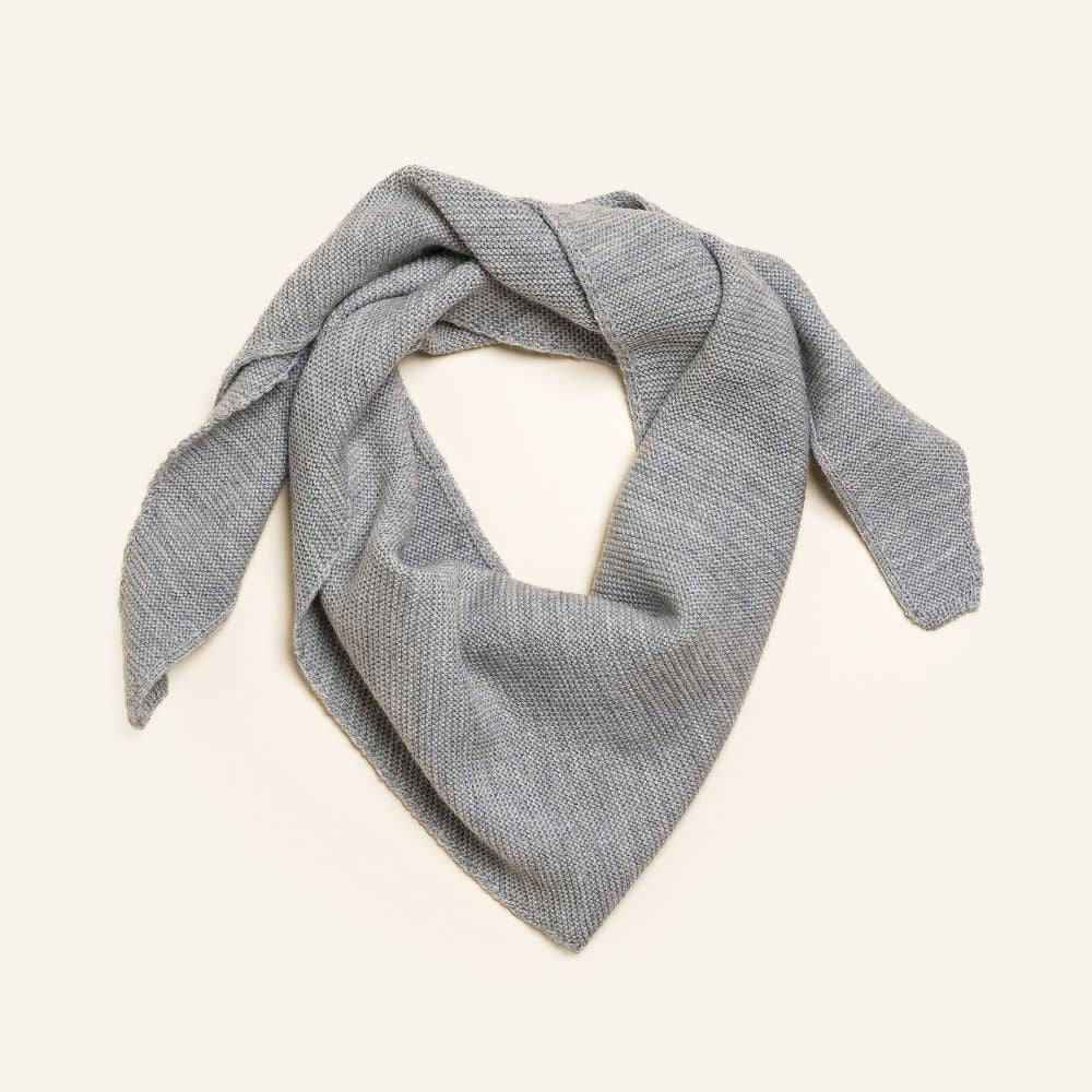 Hvid - Triangle Scarf - For you & Mini - 100% Merino wool