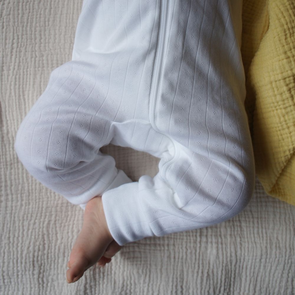 Tothemoon ☾ - Sleep suit - 2 in 1 Foot - With zipper - Organic cotton - Pointelle